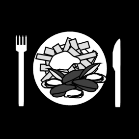 eten: mosselen en friet